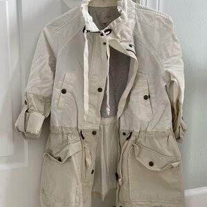 LOFT Beige Utility Jacket